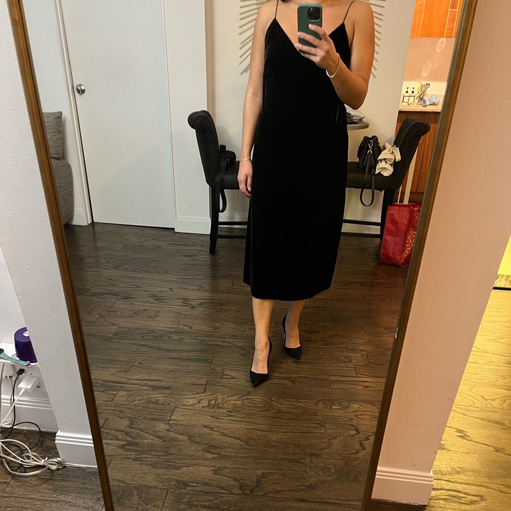 Rag & Bone Parker Velvet Midi Dress